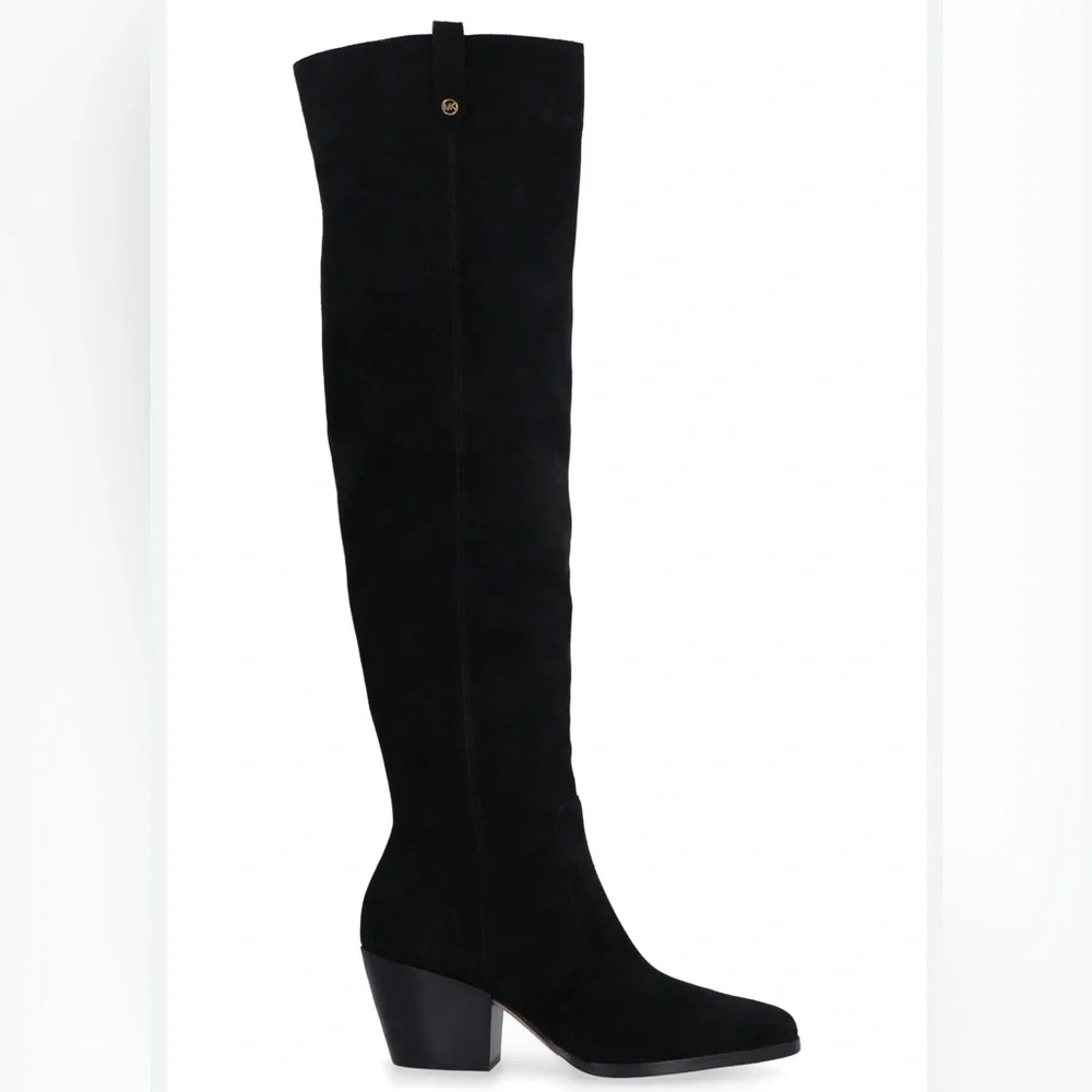 MICHAEL MICHAEL KORS NWOB Harlow suede knee high boots SIZE 5.5